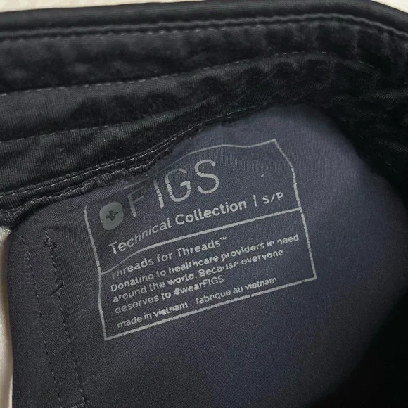 Figs Women's Navy Blue Jogger Pants Pockets Sz S Office Workwear Medical Nurse - Picture 2 of 10